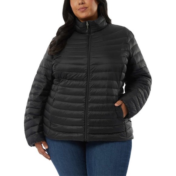 Black - 32 Degrees Ladies' Down Jacket - Picture 6 of 7
